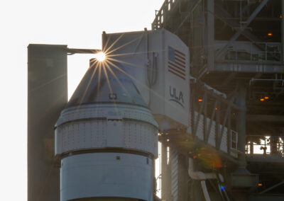 Starliner on a ULA Atlas V Rocket at the Pad